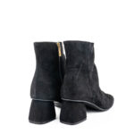Carmens Tronchetto Donna Camoscio Nero Con Zip