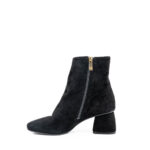 Carmens Tronchetto Donna Camoscio Nero Con Zip