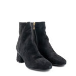 Carmens Tronchetto Donna Camoscio Nero Con Zip