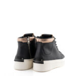 Crime London Sneakers Alta Donna Nera Platform