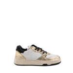 Crime London Sneakers Donna Basket Bianca E Oro