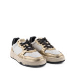 Crime London Sneakers Donna Basket Bianca E Oro