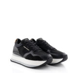 Crime London Sneakers Donna Nera Con Zeppa