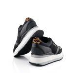 Crime London Sneakers Donna Nera Con Zeppa