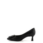 Bibi Lou Décolleté Donna Pelle Nera Con Accessorio