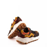 Flower Mountain Sneakers Donna Marrone Con Cavallino Pois