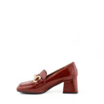 JD Mocassino Donna In Naplak Ruggine Con Staffa Oro