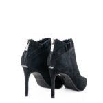 Liu Jo Tronchetto Donna Camoscio Nero Con Rouches E Tacco Stiletto