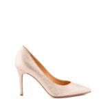 Matteo Pitti Décolleté Donna Oro Rosa Stampa Rettile