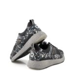 Moa Sneakers Donna Running Nera Con Pitone