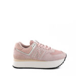 New Balance Sneakers Donna 574 Rosa Con Platform
