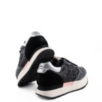 Sun 68 Sneakers Donna Nera E Grigia Con Paillettes