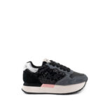 Sun 68 Sneakers Donna Nera E Grigia Con Paillettes