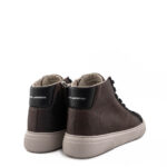 Crime London Sneakers Uomo Alta Marrone Invecchiato