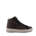Crime London Sneakers Uomo Alta Marrone Invecchiato