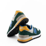 New Balance Sneakers Uomo 574 Verde E Beige