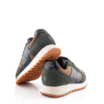 Sun 68 Sneakers Uomo Verde Militare Con Maxi Logo