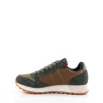 Sun 68 Sneakers Uomo Verde Militare Con Maxi Logo