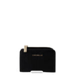 Coccinelle Portacarte Donna Con Bottone E Zip Nero