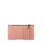 Love Moschino Porta Carte Donna Saffiano Rosa Logo Oro
