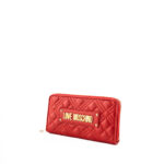 Love Moschino Portafoglio Zip Around Donna Matelassè Rosso