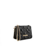 Love Moschino Mini Portafoglio Donna Nero Con Catena