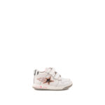 Falcotto Polacchina Bimba Bianca Con Velcro E Dettagli Zebra