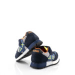 Sun 68 Sneakers Bambino Blu Con Maxi Logo E Lacci Elastici