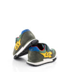 Sun 68 Sneakers Bambino Verde Logo Fulmine Lacci Elastici