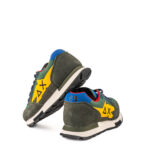 Sun 68 Sneakers Bambino Verde Con Logo Fulmine E Stringa