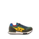 Sun 68 Sneakers Bambino Verde Con Logo Fulmine E Stringa