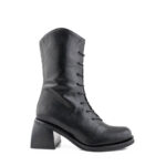 The S. Tronchetto Donna Nero Con Stringhe E Zip