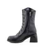 The S. Tronchetto Donna Nero Con Stringhe E Zip
