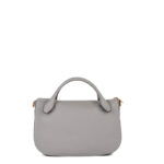 Coccinelle Bauletto Donna In Pelle Martellata Grigia