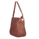 Coccinelle Borsa Spalla Donna Pelle Martellata Cotto
