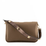 GUM Borsa A Spalla Donna Beige Piccola
