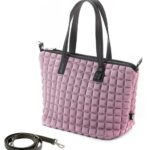Bprime Borsa Donna Shopping Rosa Cipria