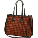 Bprime Borsa Donna Shopping Tote Cuoio