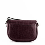 GUM Tracolla Donna Bordeaux Stampa Cocco