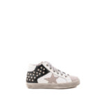Dianetti Scarpa Bambina Mid Con Borchie Sul Tallone