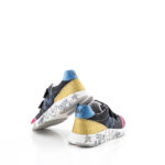 Naturino Scarpa Bambina Nera Con Glitter Multicolore E Velcro