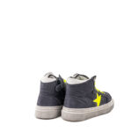 Dianetti Scarpa Bambino Blu Alta Lacci Fluo