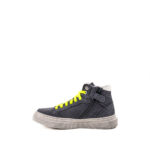 Dianetti Scarpa Bambino Blu Alta Lacci Fluo