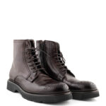 Hundred 100 Polacco Uomo Marrone Con Zip E Suola Extralight