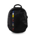 Momo Design Zaino Uomo Nero E Multicolor Forma Uovo