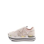 Premiata Sneakers Donna Modello Beth In Pizzo Bianco