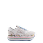 Premiata Sneakers Donna Modello Beth Bianca Con Suola Multicolor