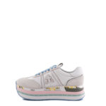 Premiata Sneakers Donna Modello Beth Bianca Con Suola Multicolor
