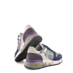 Premiata Sneakers Uomo Modello Mick 6169 Blu E Grigio