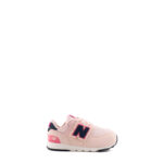 New Balance Sneakers Bambina 574 Camoscio E Tela Rosa Con Fragoline